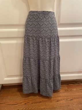 Lucy Paris NEW Wren tiered maxi skirt sz M